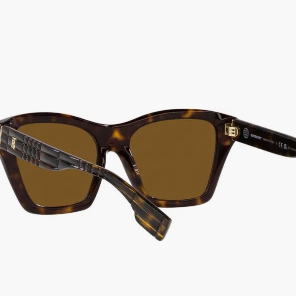 Burberry Brown Tortoise Sunglasses - Picture 7 of 9